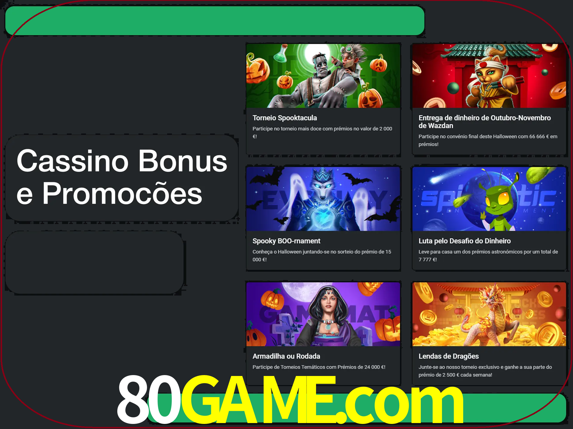 Verifique se há novos bônus de cassino para reivindicar.
