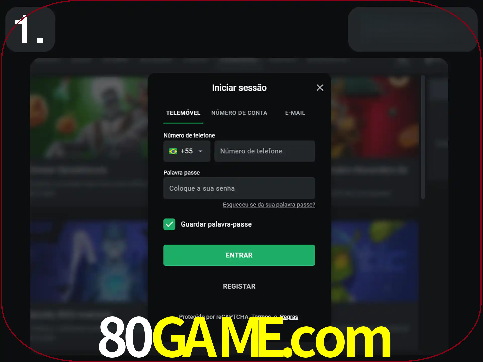 Acesse o site.