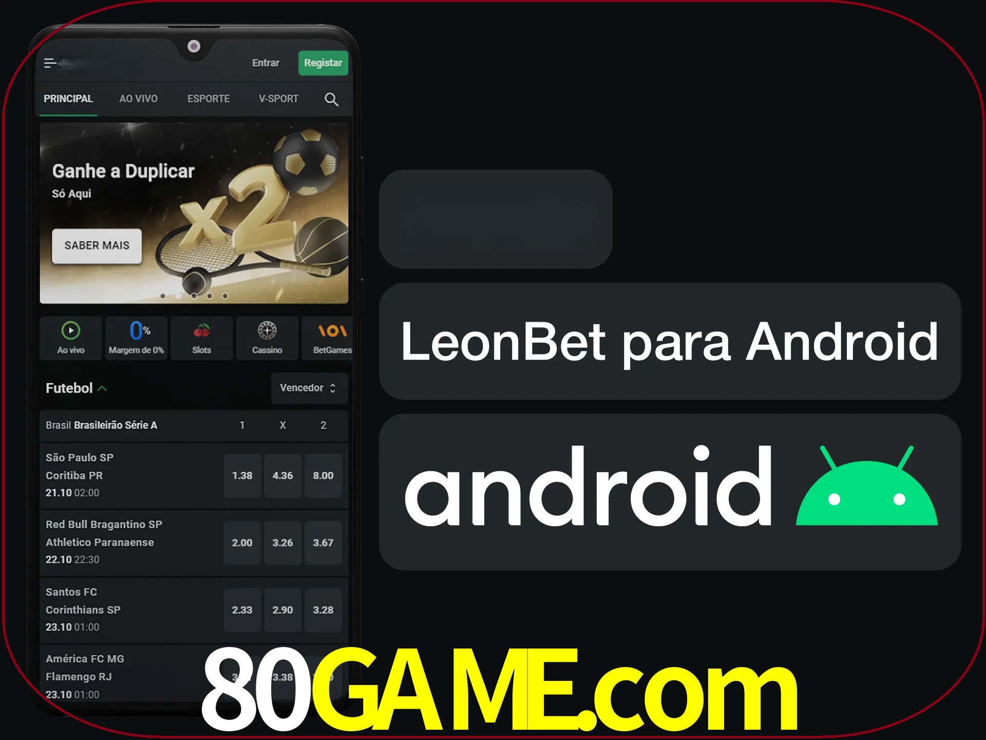 Adquira sua versão poket de LeonBet.